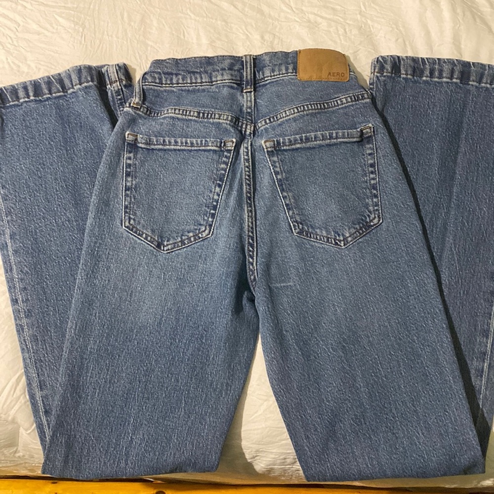size 2 aeropostale high rise flare jeans